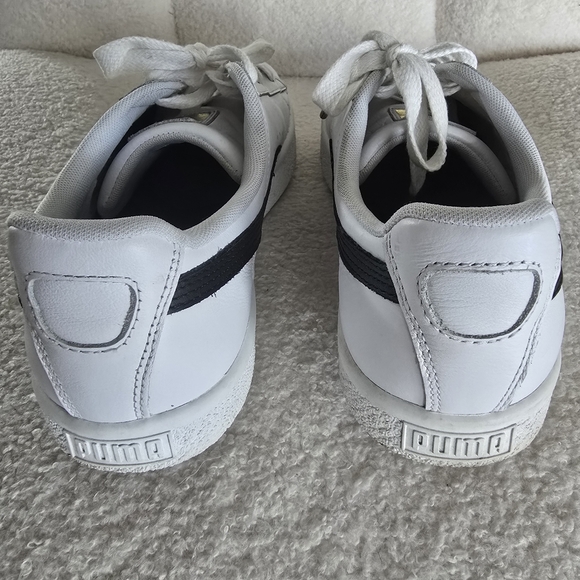 Puma Clyde Core, Gold Foil, Men's Black & White Sneakers SZ 10 - Picture 6 of 12